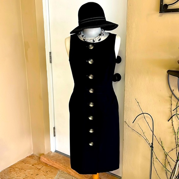 Tahari Arthur S. Levine black dress Size 6🌹 - Picture 2 of 12